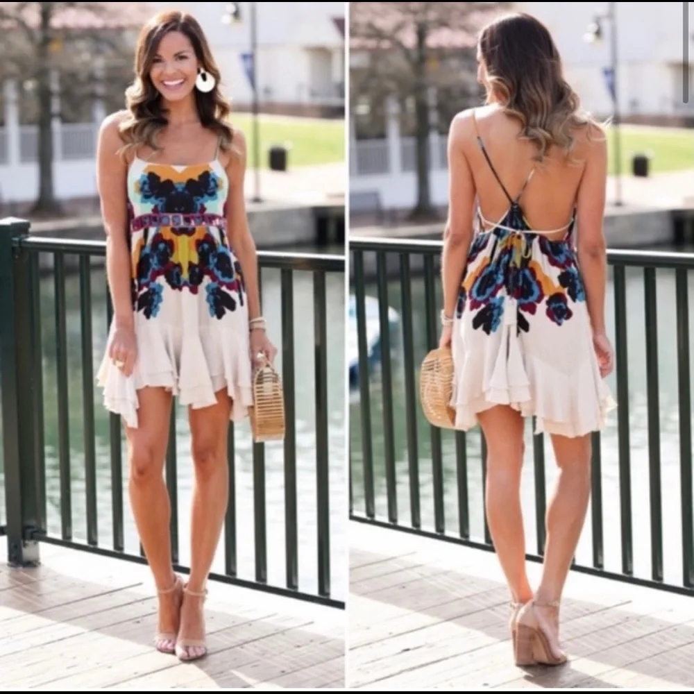 Free People Multicolor Floral Dress - Picture 6 of 7